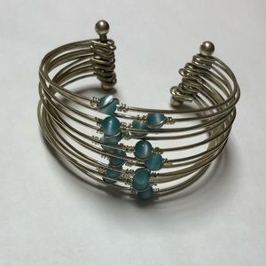 Women’s Beaded Wire Cuff Bracelet